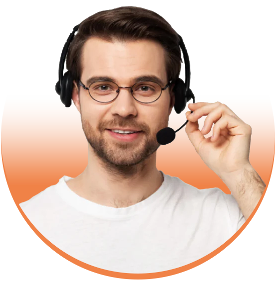 Chico de atención al cliente